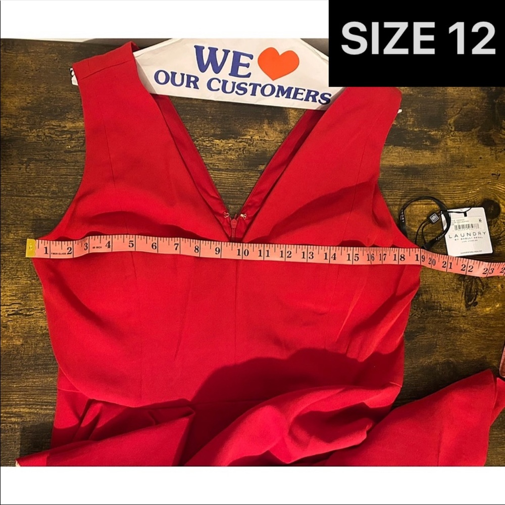 Laundry by Shelli Segal Red Cocktail Dress - Picture 7 of 15